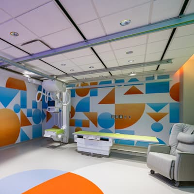 Radiology room at Children's Nebraska.