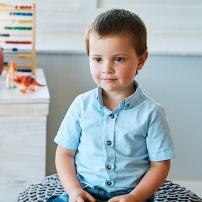Patient talking to therapist.