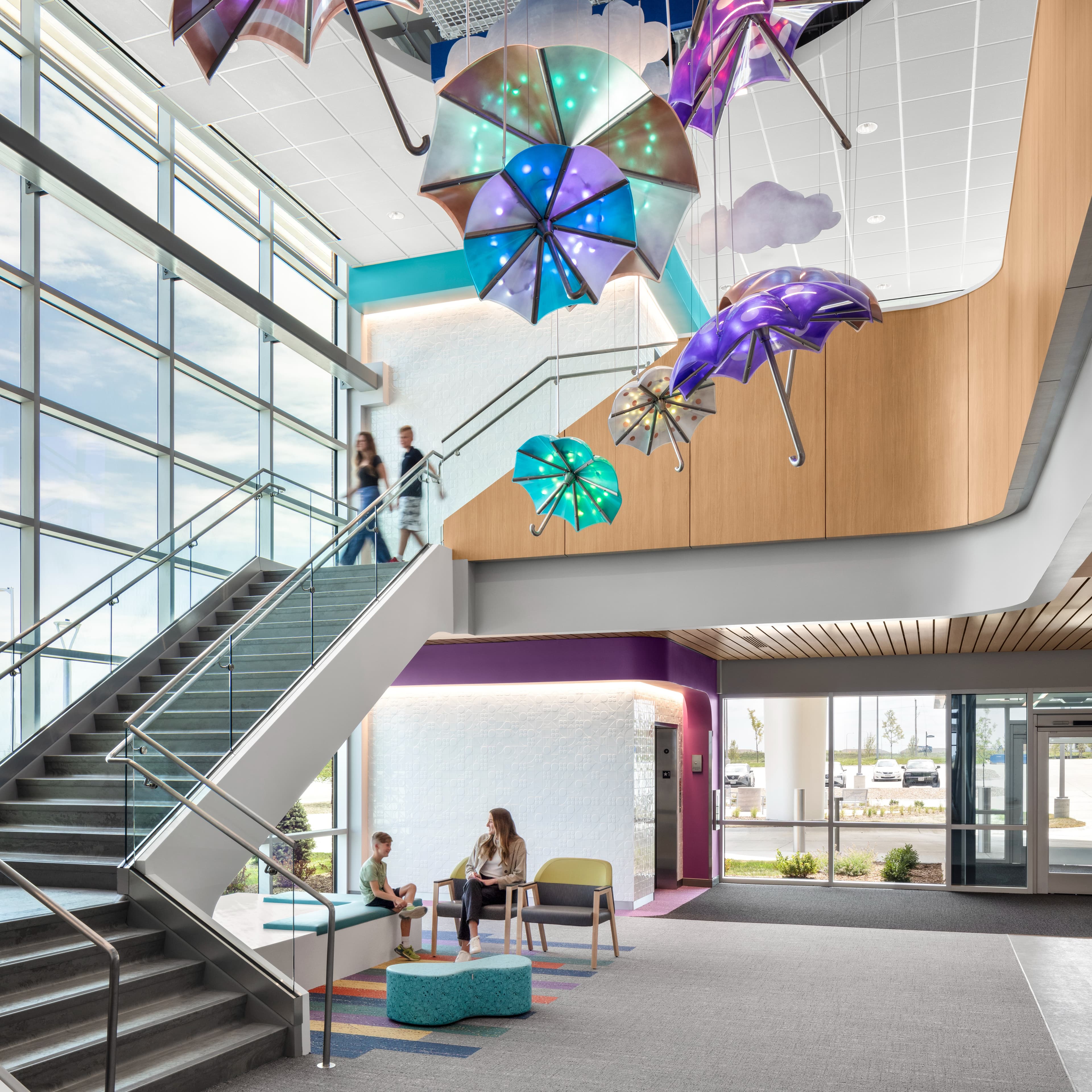 Interior of Children's West Omaha clinic location.
