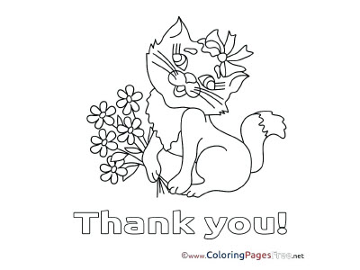 Thank you Coloring Pages - Children's Nebraska